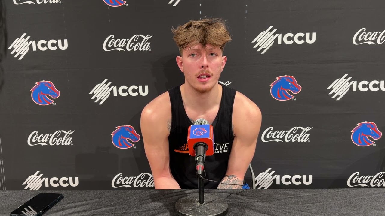 Boise State forward Andrew Meadow talks ahead of matchup vs. San Jose State