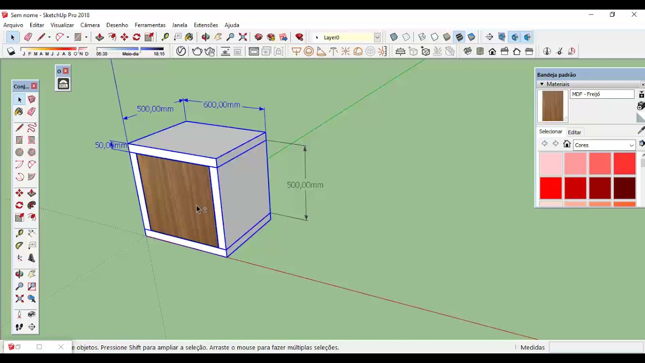 Como fazer Plano de Corte no Sketchup com o Plugin ((Open Cutlist))/Móvel de marcenaria