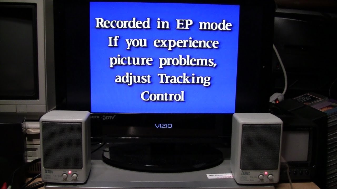 Crappy 1992 Labtec speakers meet creepy VHS animated intros