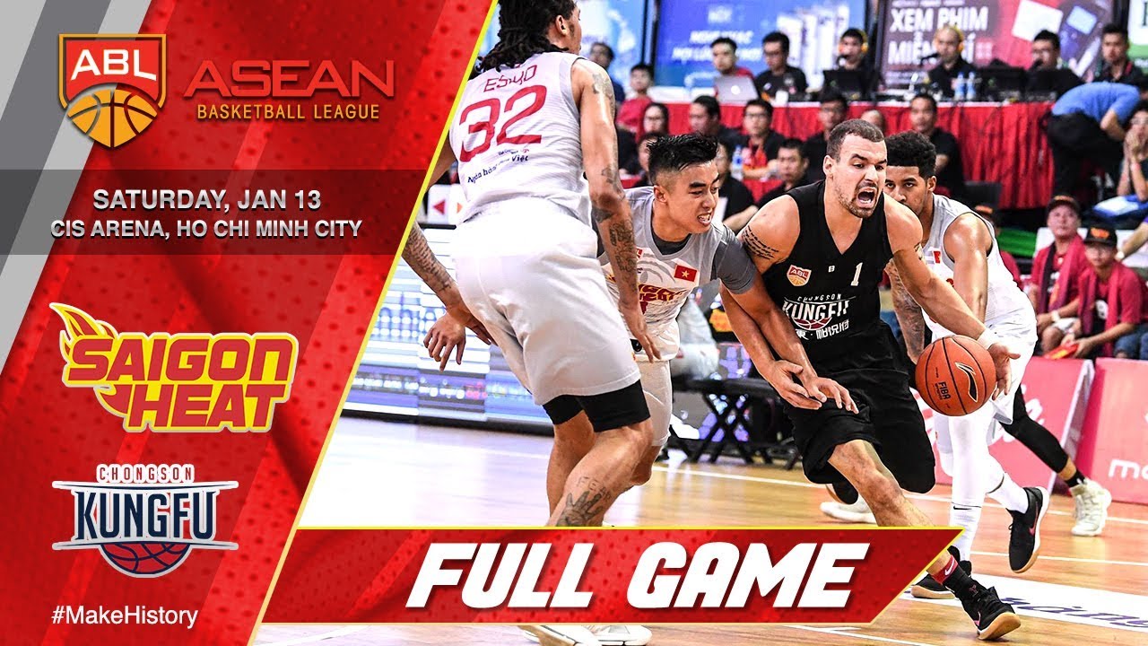 Saigon Heat vs Chong Son Kung Fu | FULL GAME | 2017-2018 ASEAN Basketball League