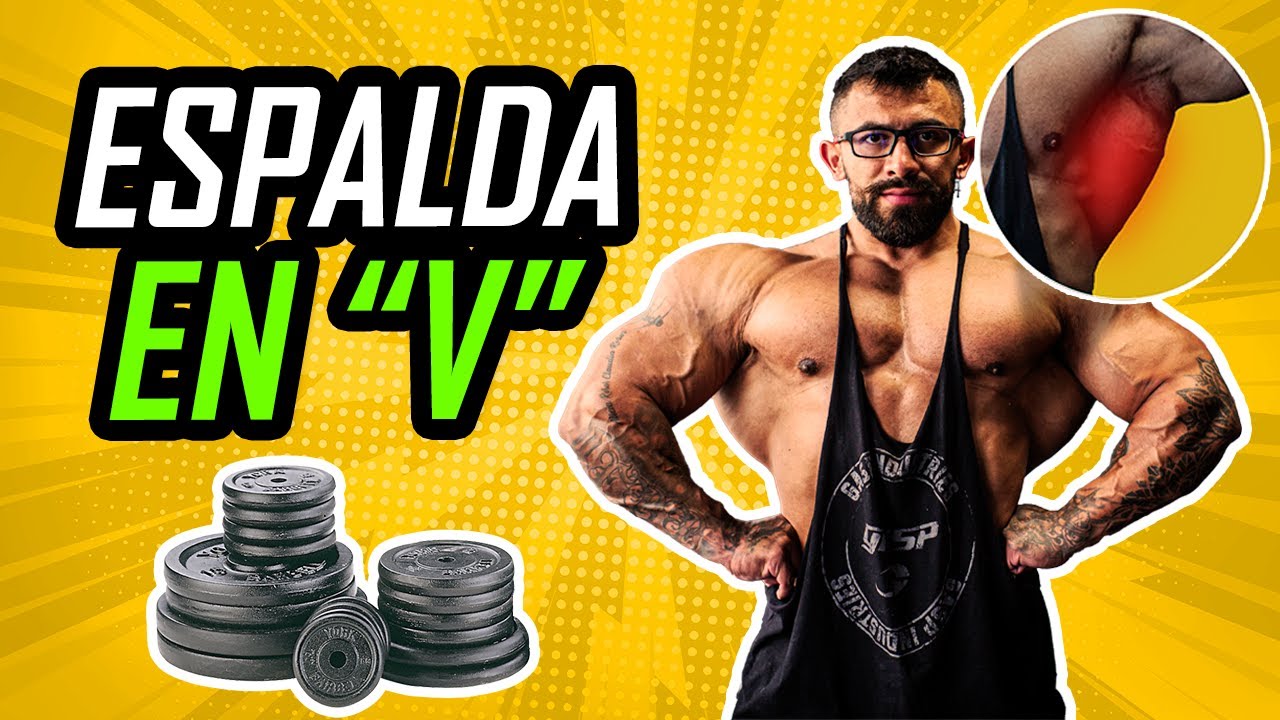🔴 Cómo DESARROLLAR ESPALDA en V 🚀🔥 [FUNCIONA] cómo TENER DORSALES GRANDES (hacer CRECER la ESPALDA)