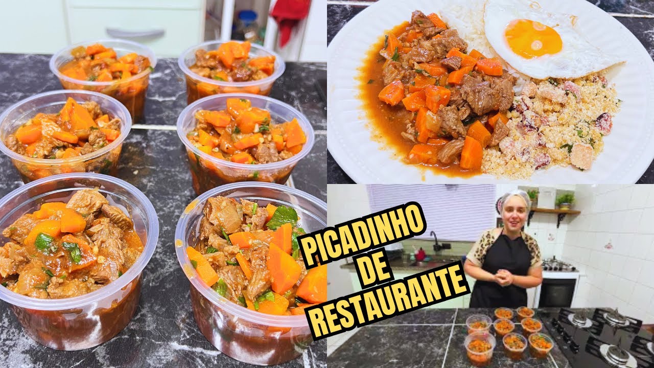 COMO FAZER PICADINHO DE CARNE DE RESTAURANTE: RÁPIDO, FÁCIL E PODE CONGELAR