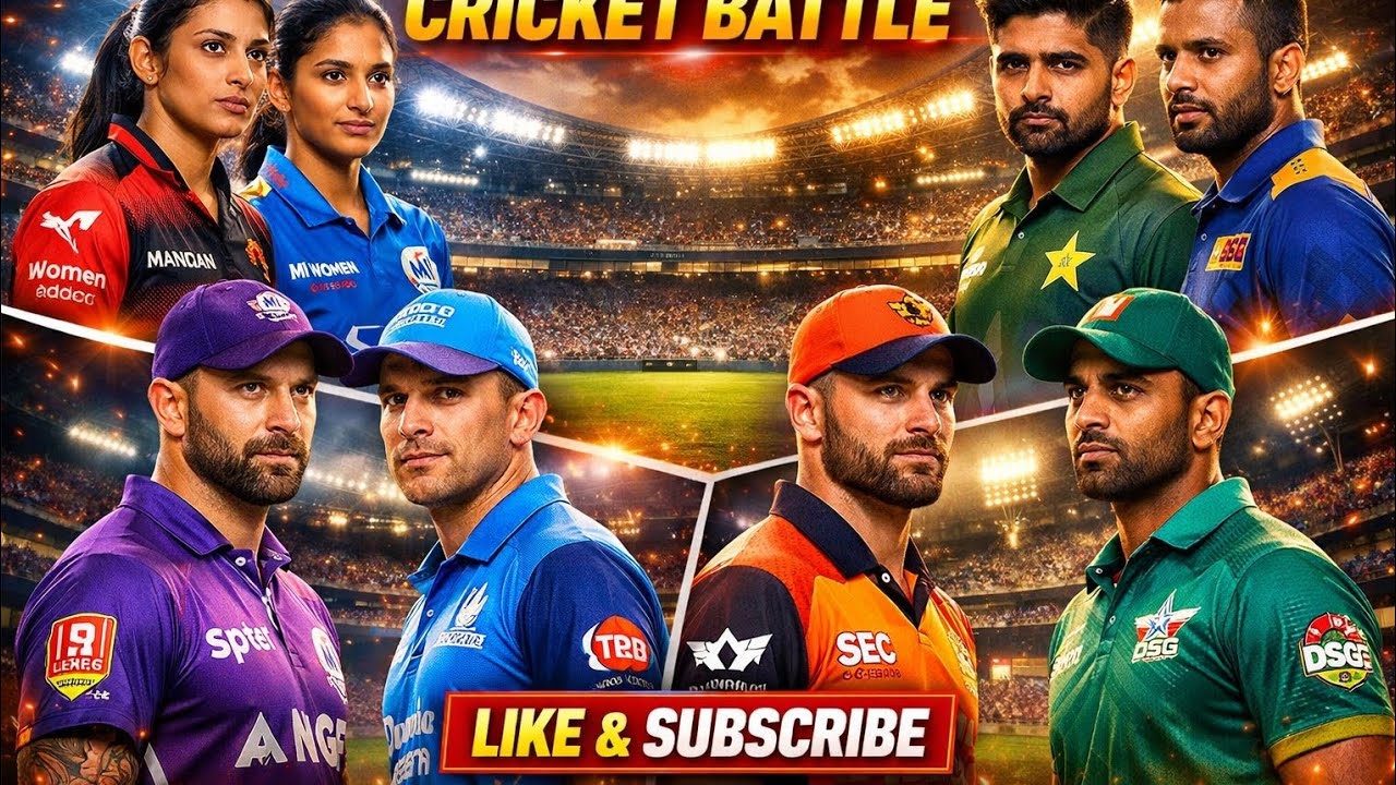 RCB vs MI women|Hobart vs Adilead BBl|Sunrisers vs DSG Sa20|Srilanka vs Pakistan All in one detail .