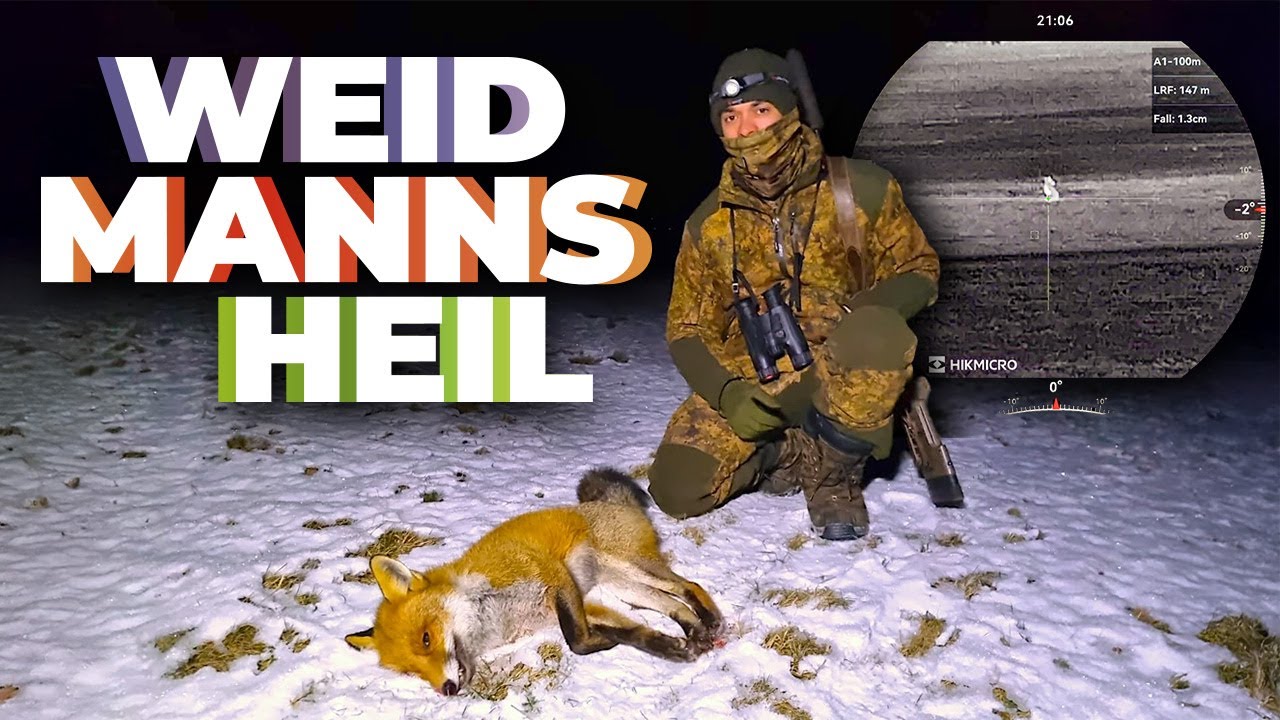 Fuchs Lockjagd mit Wärmebild Zielfernrohr #nordjagd
