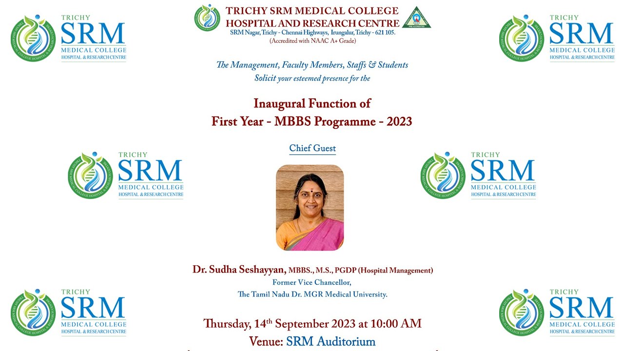 TSRMMCH&RC - Inaugural Function of First Year - MBBS Program - 2023