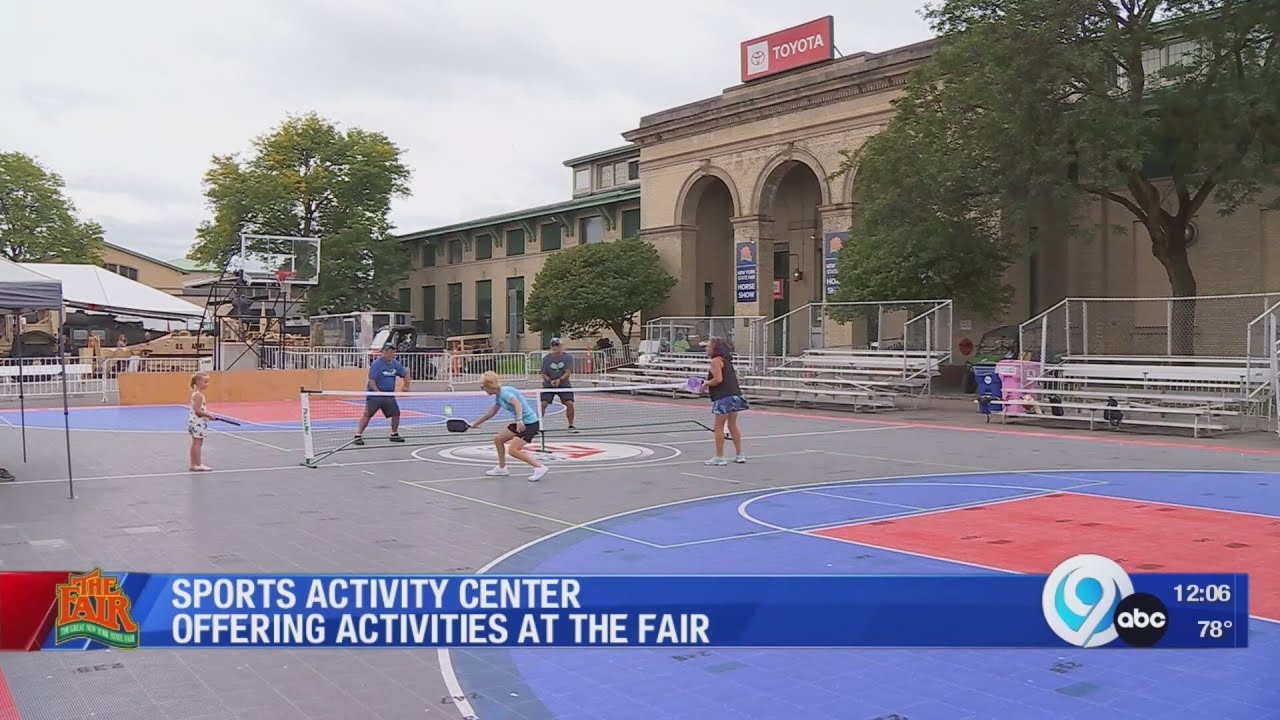 Sports Activity Center offering activities at the Fair