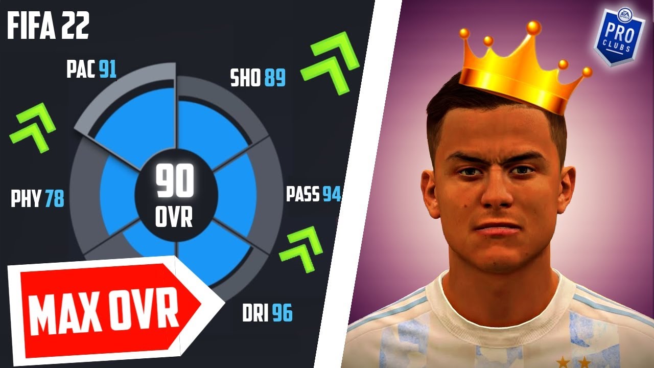 FIFA 22 PRO CLUBS - THE BEST MAX 90 RATED CAM BUILD (TIPS/TRICKS)