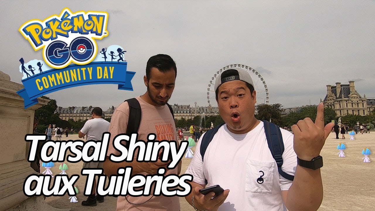 Seb et Ouss : Community Day Tarsal Shiny aux Tuileries - Pokémon GO
