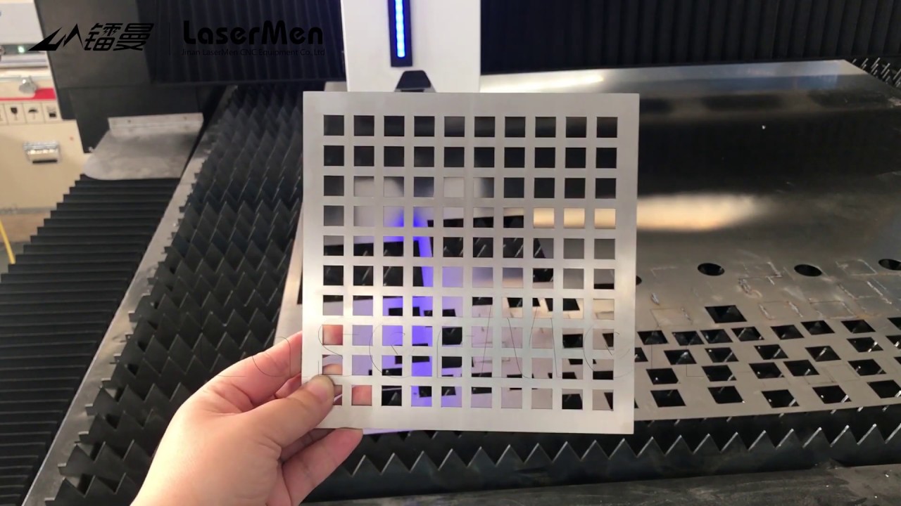 How to fly cut with fiber metal laser cutting machine