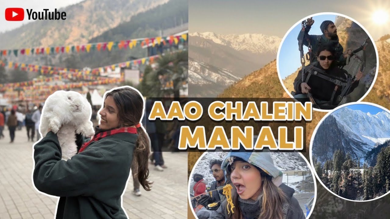 Trip to manali ❄️🏔️| Travel vlog | Snow mountains and shopping 🛍️ 😍
