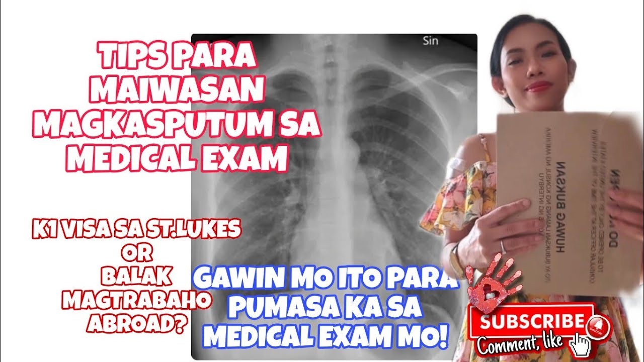 TIPS PARA MAKAPASA SA MEDICAL EXAM | ANO ANG GAGAWIN PARA MAIWASAN ANG SPUTUM|Melay Casipong