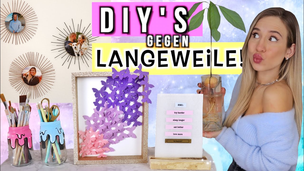 DIYs gegen LANGEWEILE 10.0 😑 einfache DIY Ideen für Zuhause ✨ gegen Langeweile - Cali Kessy