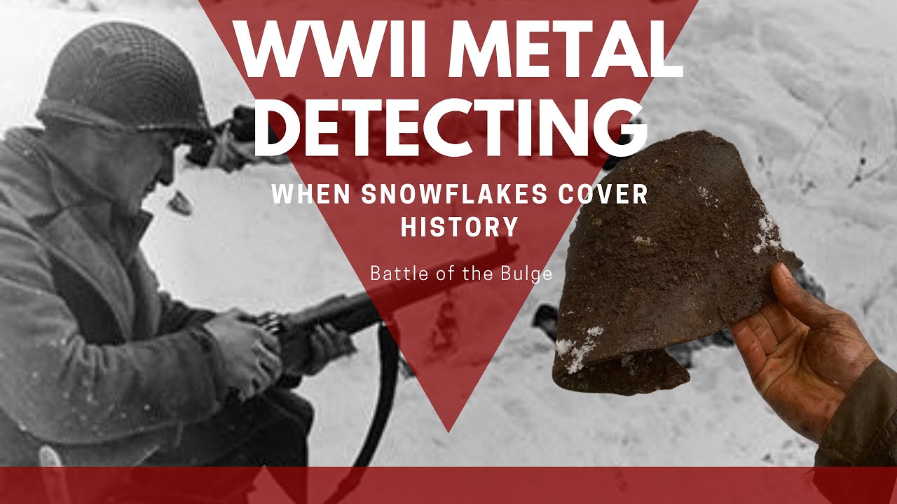 WWII METAL DETECTING BATTLE OF THE BULGE WINTER DIGGINGS