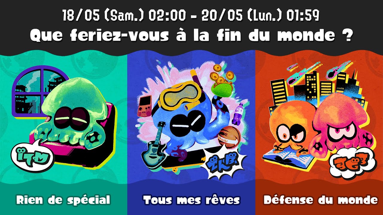 SPLATFESTFIN DU MONDE ? SPLATOON 3 FR