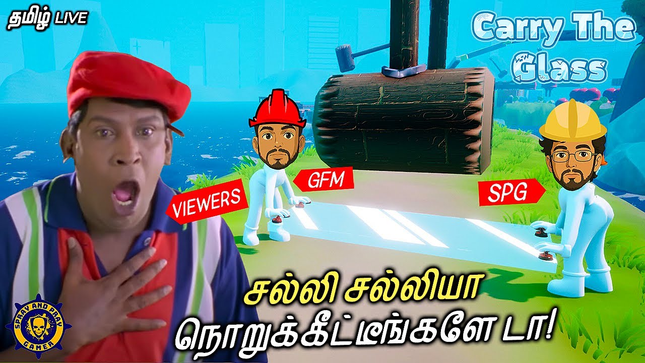 Carry The Glass Tamil Live | Non-Stop Crazy Moments & Laughs!