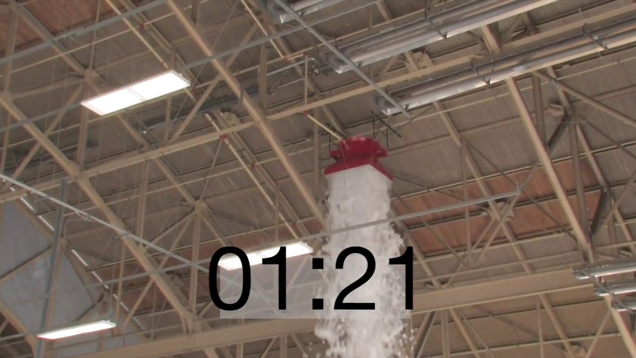 Hangar 3 foam test, Fairchild AFB