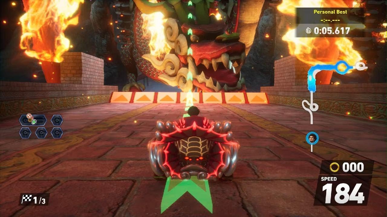 Sonic Racing CrossWorlds: Ichiban Kasuga Gameplay