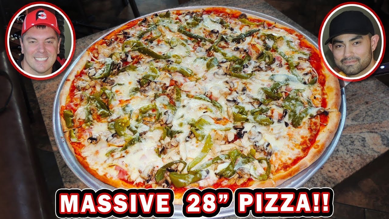 Massive Italian Pizza Challenge in Florida w/ Nathan Figueroa!!
