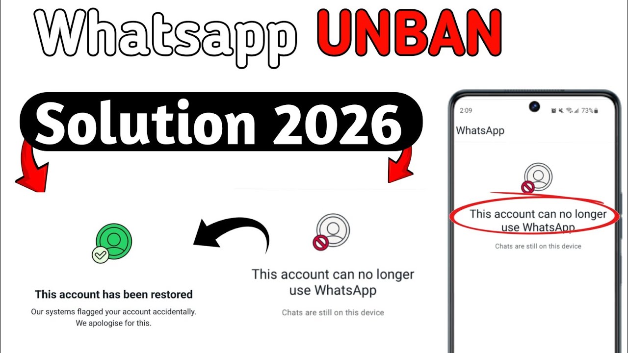 This account cannot be longer use WhatsApp New solution 2026 | WhatsApp Ban how to fix process 100%