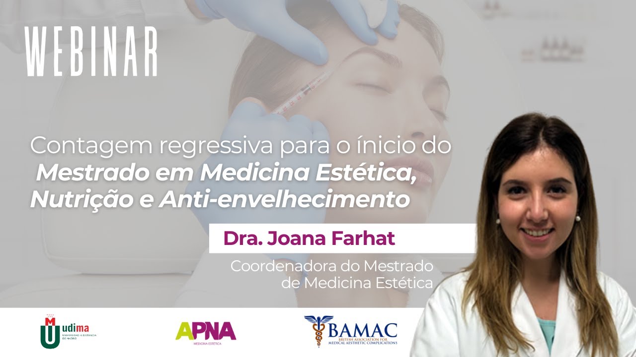 Webinar | Contagem regressiva para o ínicio do Mestrado em Medicina Estética