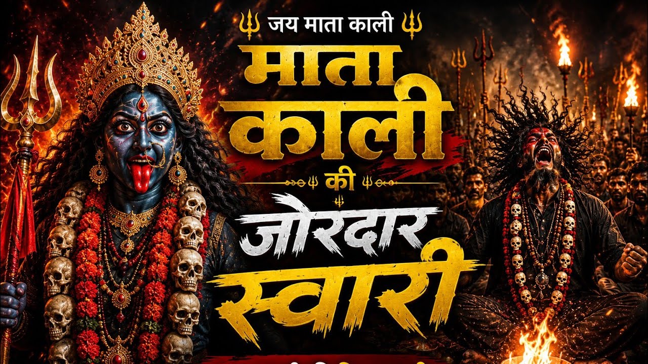 माता मसानी माँ काली की स्वारी जय हो 