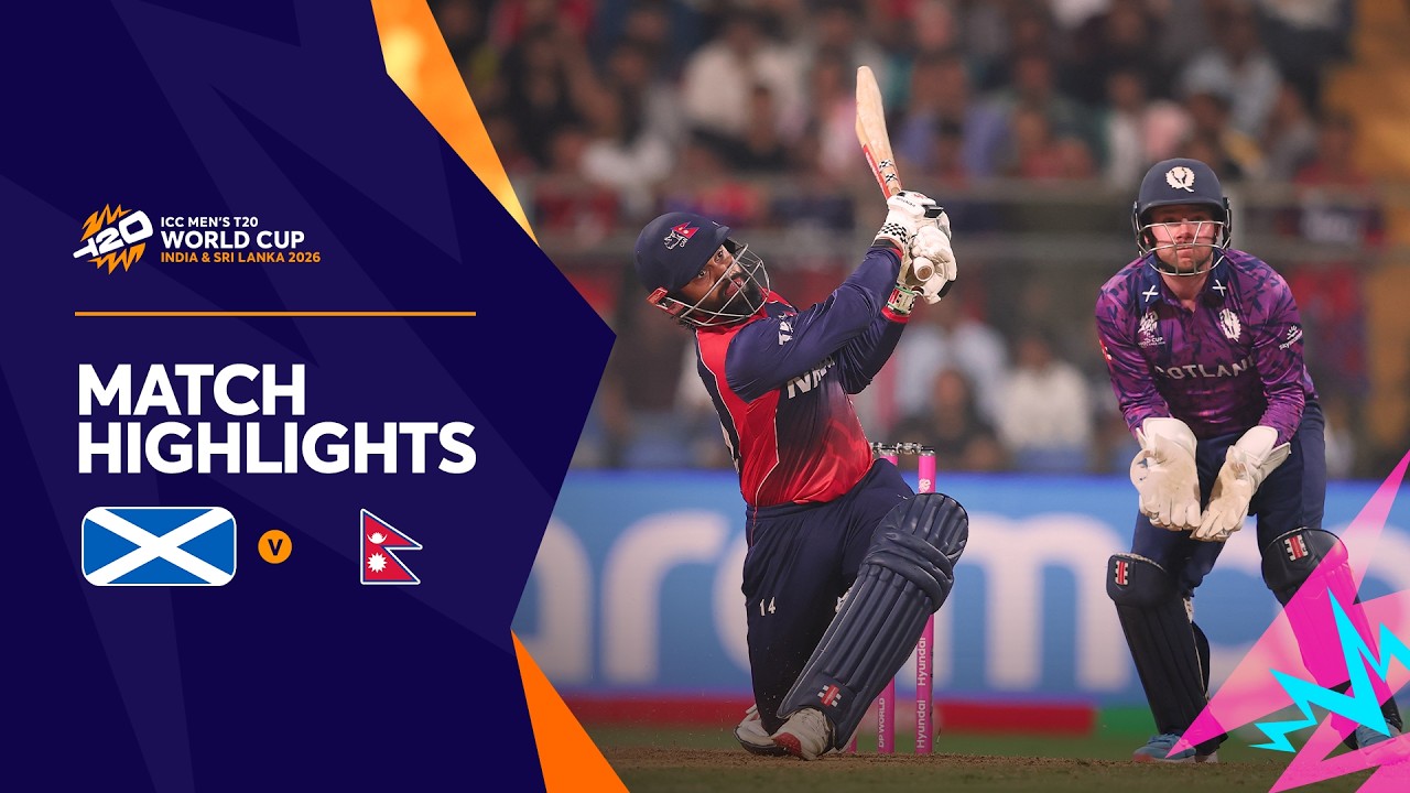 Scotland v Nepal | Match Highlights | Men's T20 World Cup 2026
