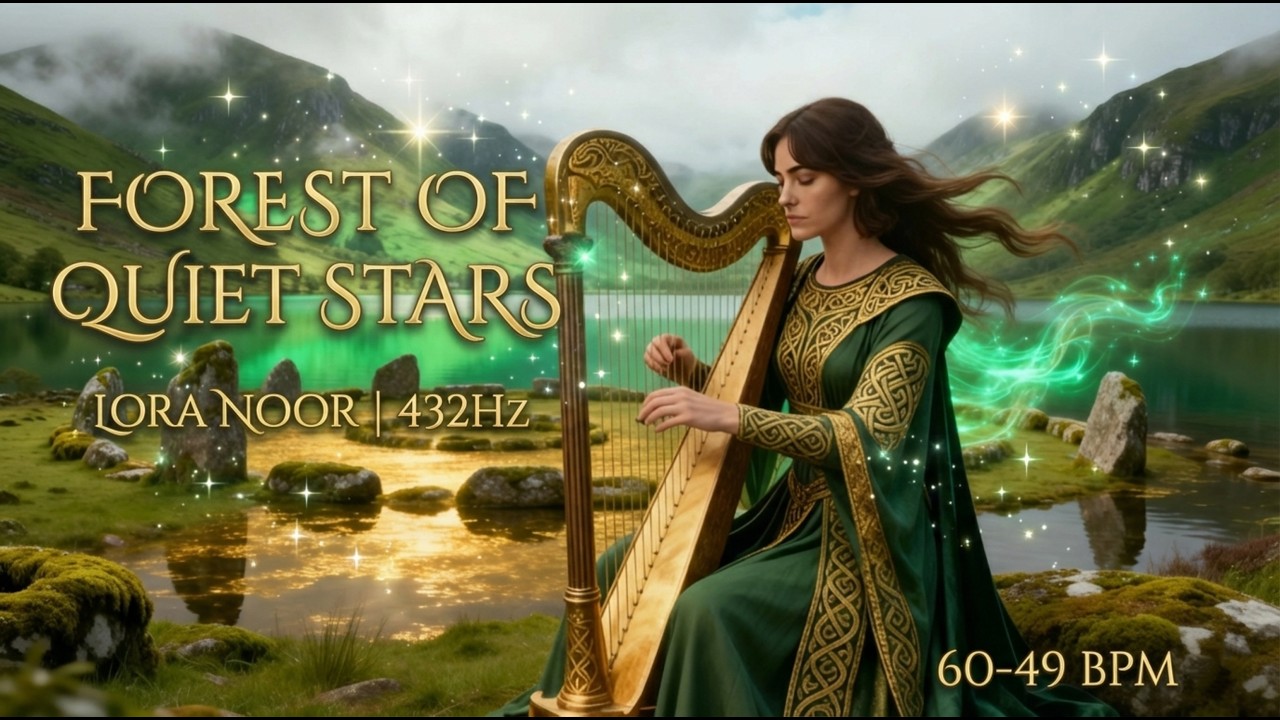 Enchanted Celtic Harp & Flute: Soothing Melodies for Sleep, Study & Focus