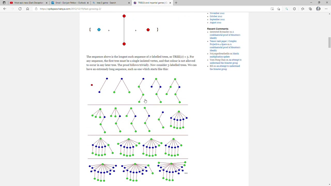 Tree 3, SSCG(3), Loader's number, one of the most enormous numbers