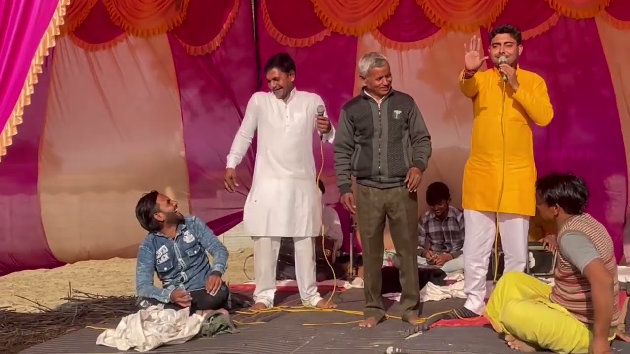 रोबिन सिंह गंधार ने बार्ड नम्बर 29 मैं कराये आकाश बी.के.मधुआ  राया  वालो  के रसिया#rasiya #dangal 