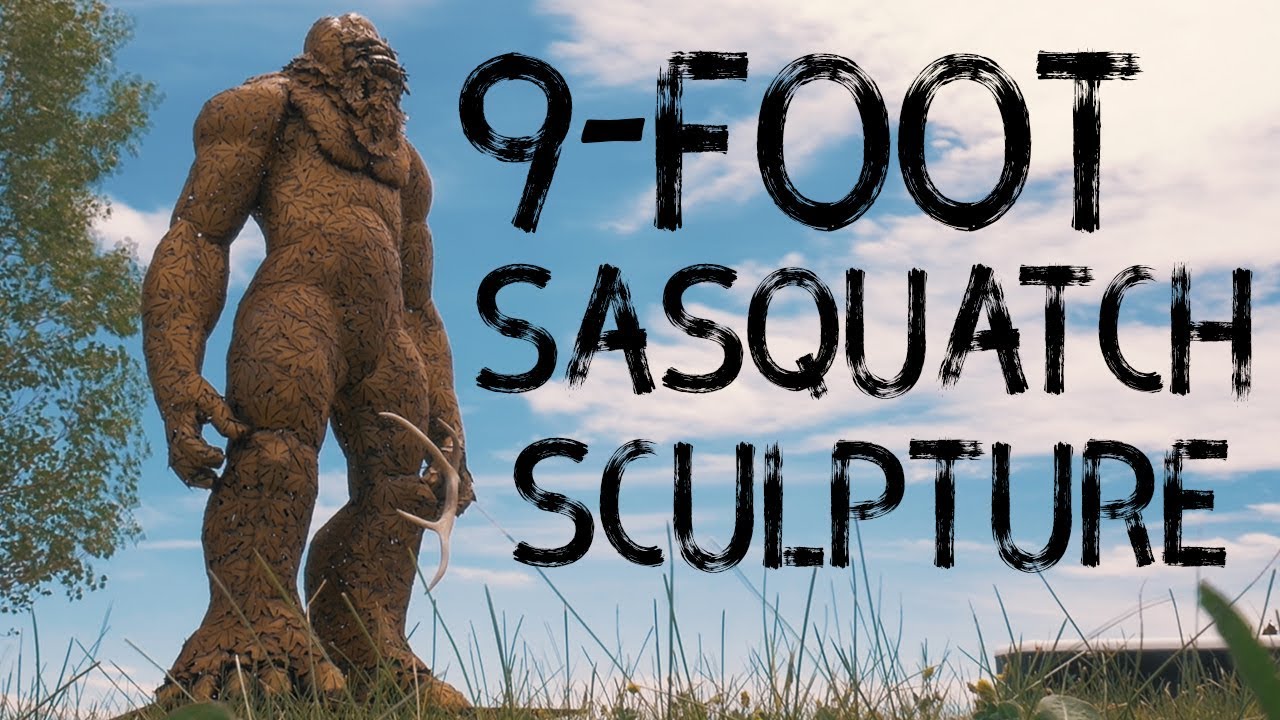 9-Foot Metal Sasquatch Sculpture Time Lapse / Short Documentary - Bartlett Art Works
