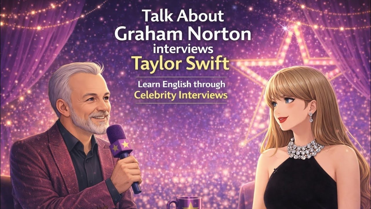 好想聽的懂 : 泰勒絲談友誼手鍊 (Graham Norton interviews Taylor Swift) - Make your English dreams come true