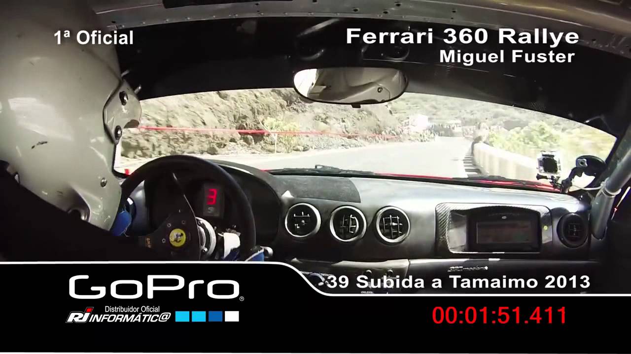 GOPRO 39 Subida a Tamaimo Ferrari 360 Rally