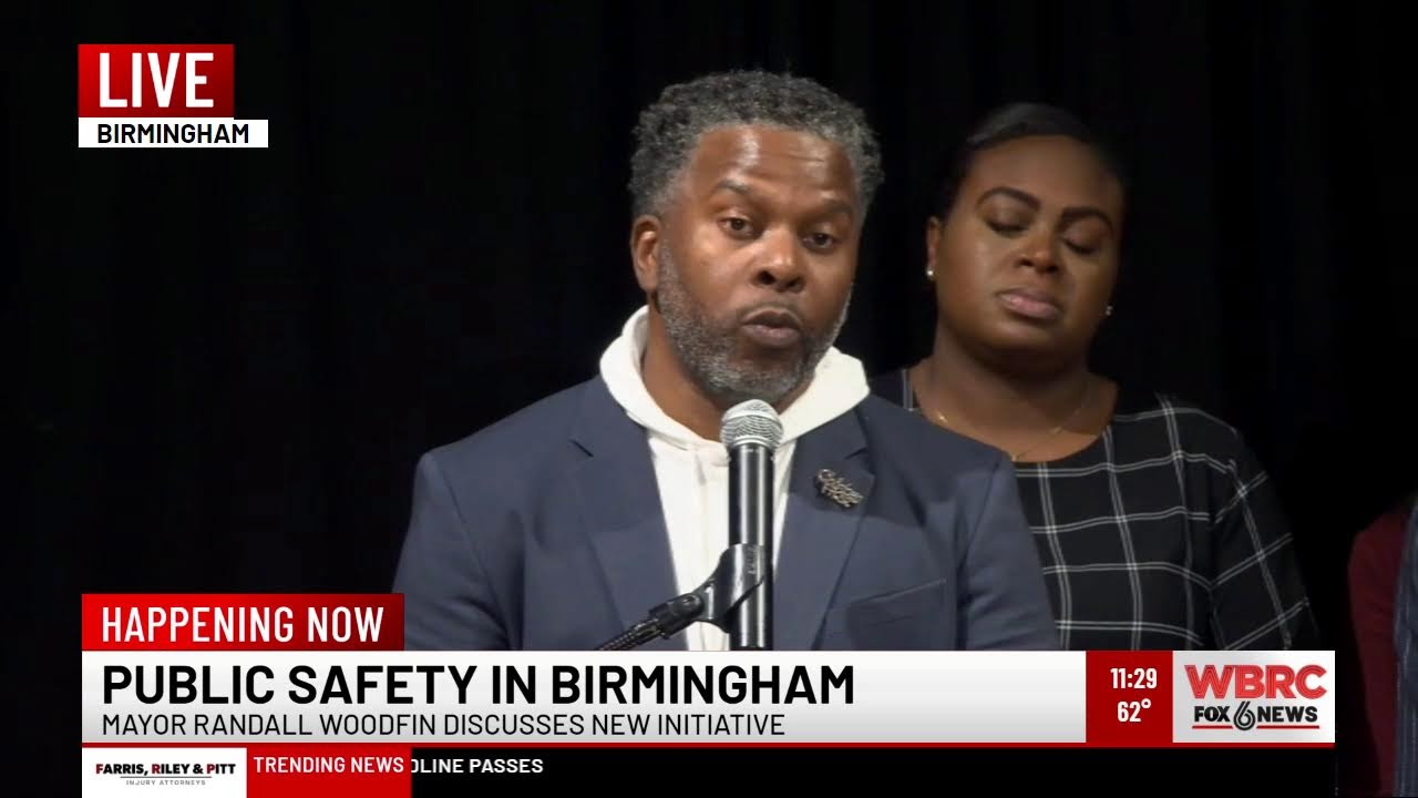 Mayor Woodfin holds news conference.