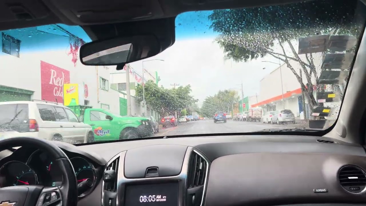 CHEVROLET CRUZE LT 1.8 ON BOARD IN RAIN (A BORDO EN LLUVIA) #8