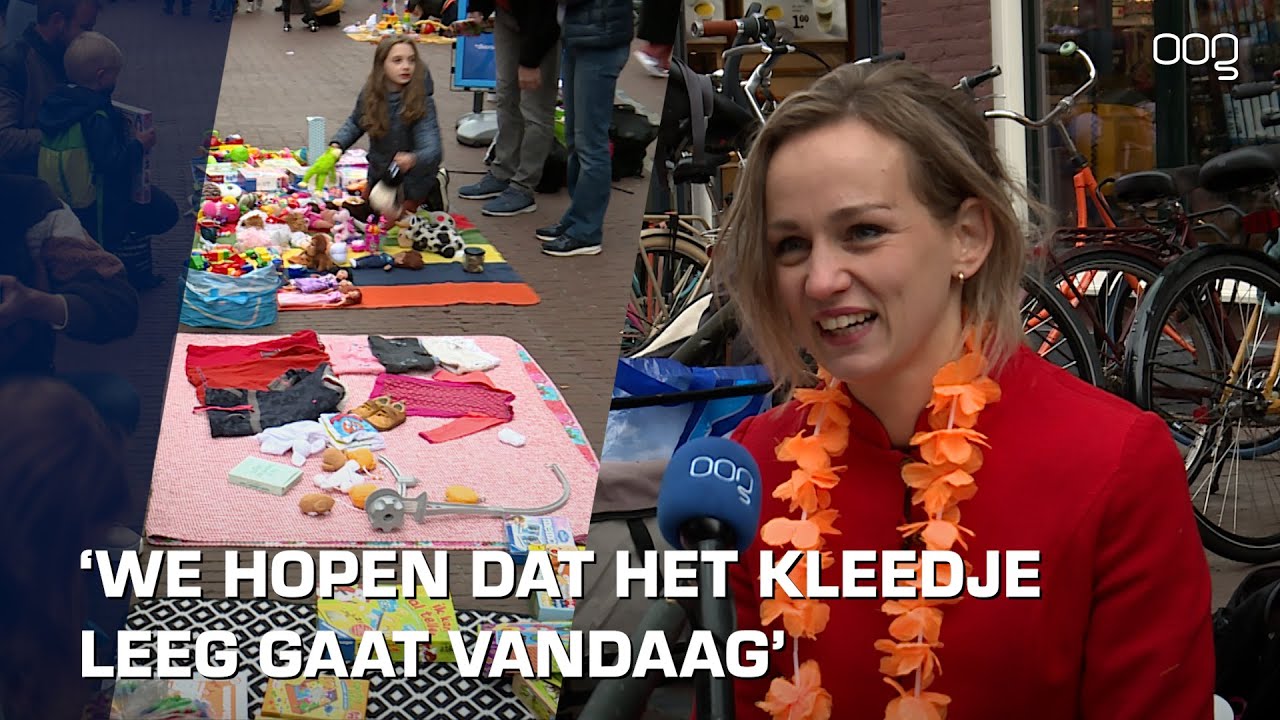Groningen viert ouderwets Koningsdag: “Je kunt over de koppen wel lopen”