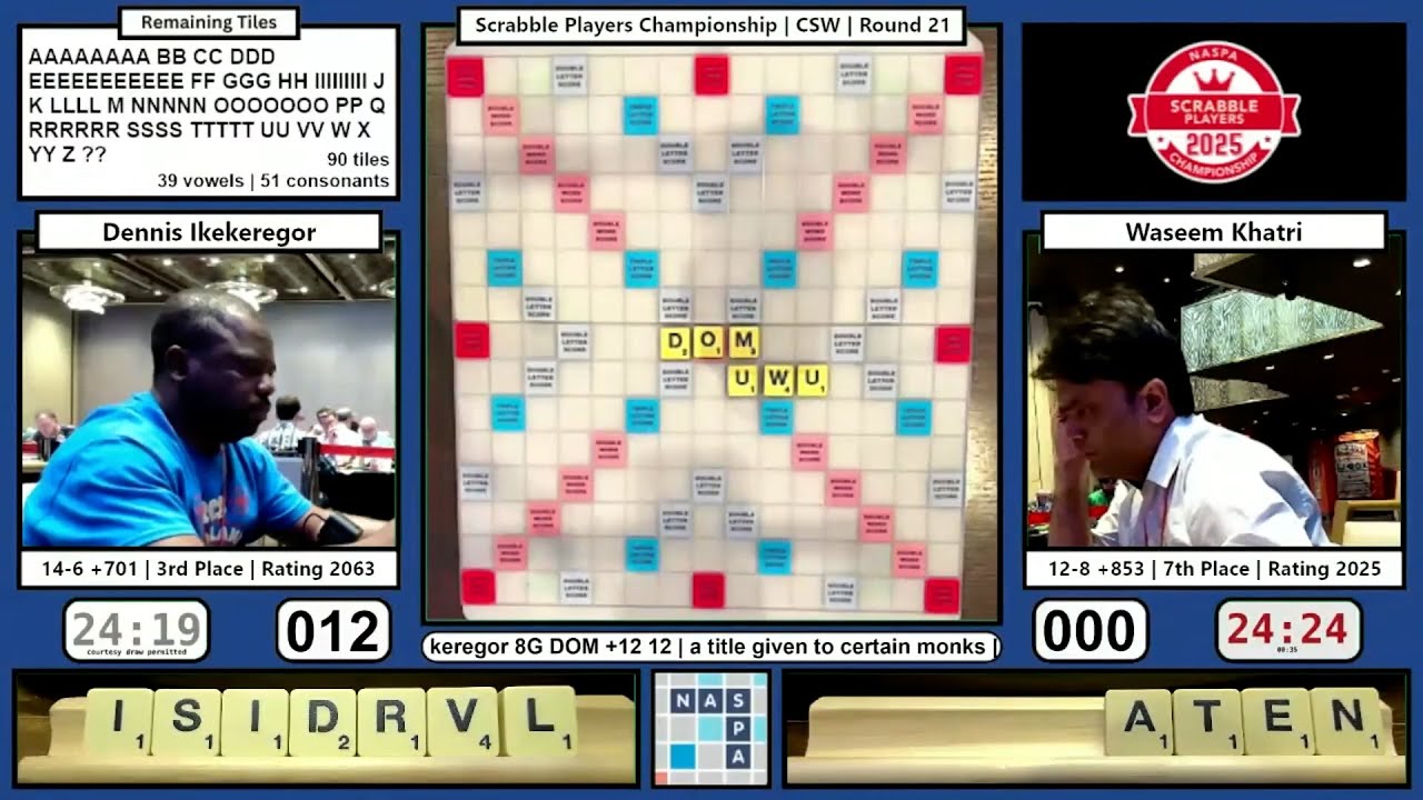 SPC 2025 - Game 21 - Dennis Ikekeregor vs. Waseem Khatri (CSW)