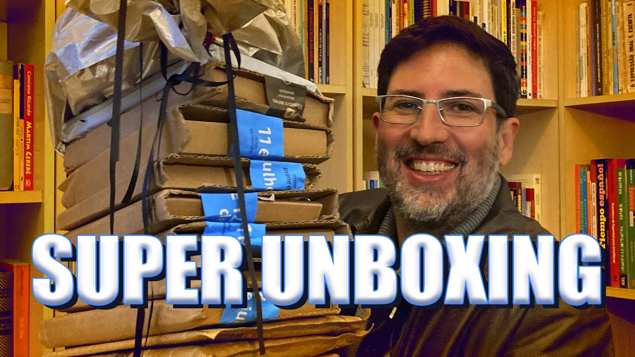 SUPER UNBOXING DE LIVROS 📚 ALEGRIA DE TODO LEITOR! 🤩