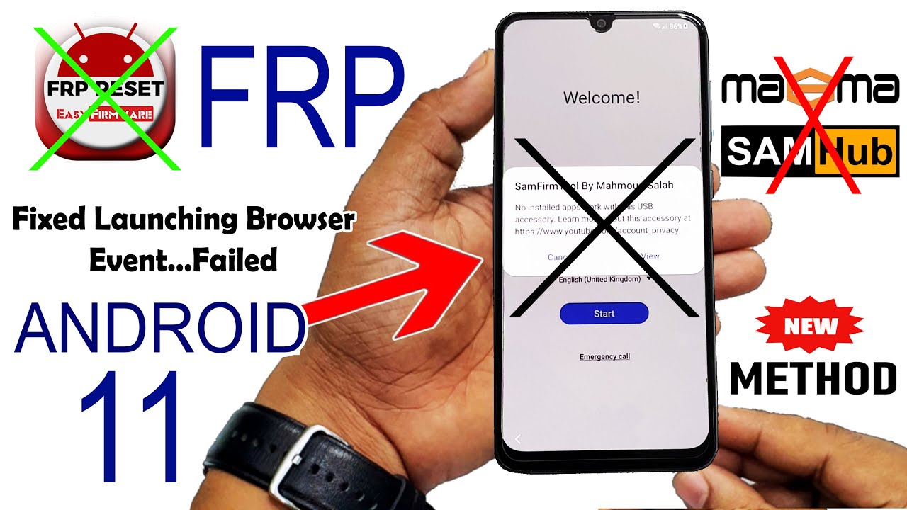 2022 | FRP BYPASS Android 11 Without Pin Lock SIM/Without Launching Browser Event Tool (All SAMSUNG)