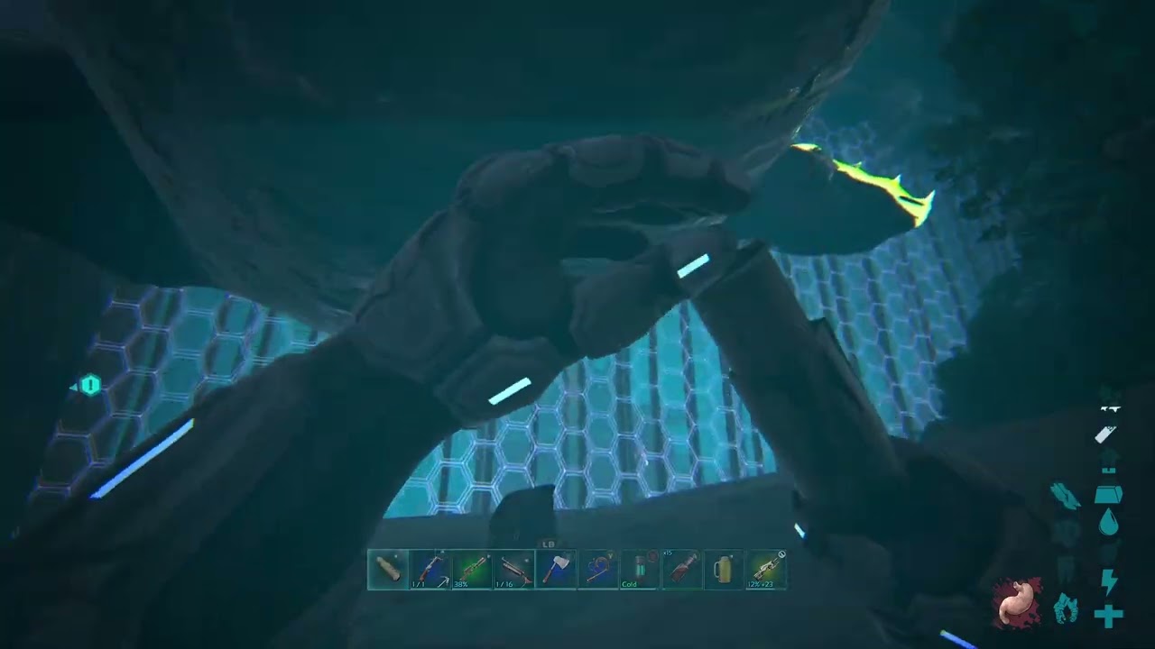 CHEESING A TEK BASE WITH A MOSASAUR LIVE  🎥 🎮