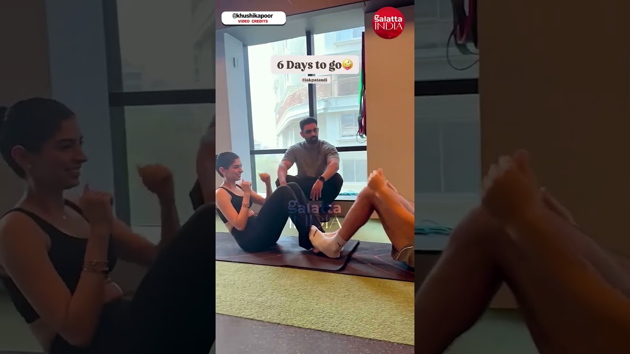Khushi Kapoor & Ibrahim Ali Khan hit the gym together, bringing fitness and motivation in style! 💪✨