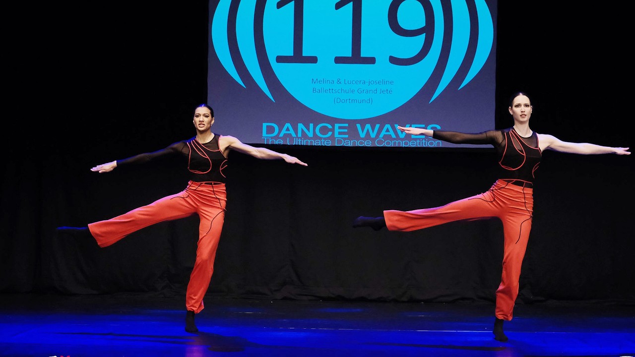25–26, квалификация 3 DE – Мелина и Лусера-Жозелин (Balletschule Grand Jeté)