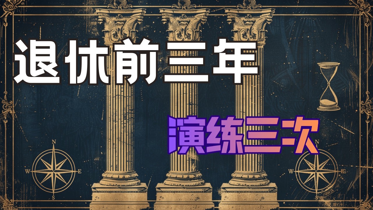 退休前三年  你应该提前做的三次现金流结构演练 【高端思享】