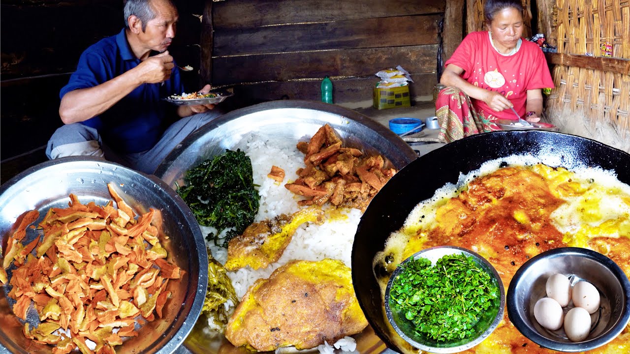 jungle ma's wife cooks special organic items for him @junglefamilycooking