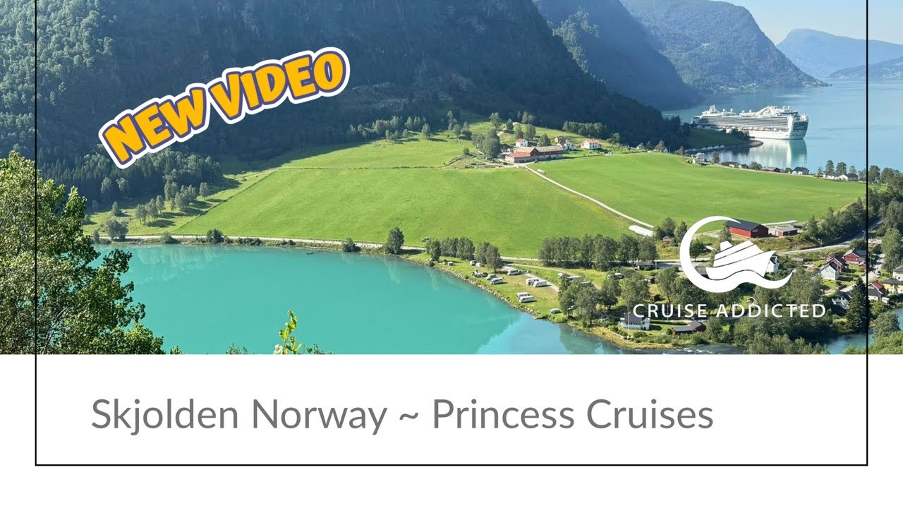 Скьолден, Норвегия ~ Princess Cruises (июль 2025 г.)
