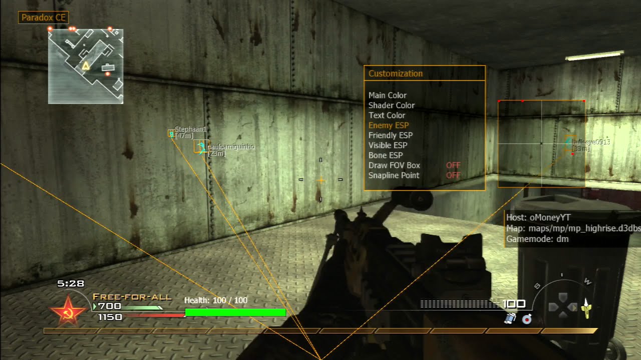 [Mw2/1.14] Paradox CE INSANE Non-Host SPRX Mod Menu (Best Aimbot, ESP, IP Grabber, & More!)