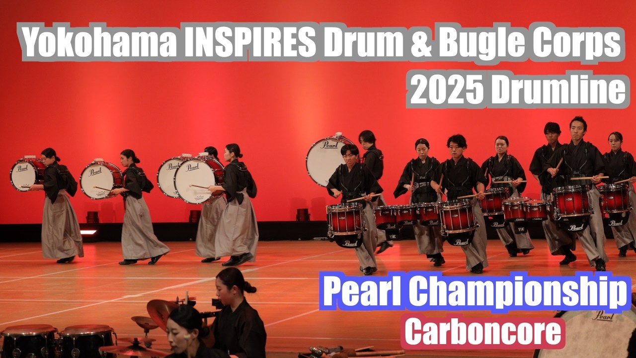 Yokohama INSPIRES Drum & Bugle Corps 2025 Drumline warm up