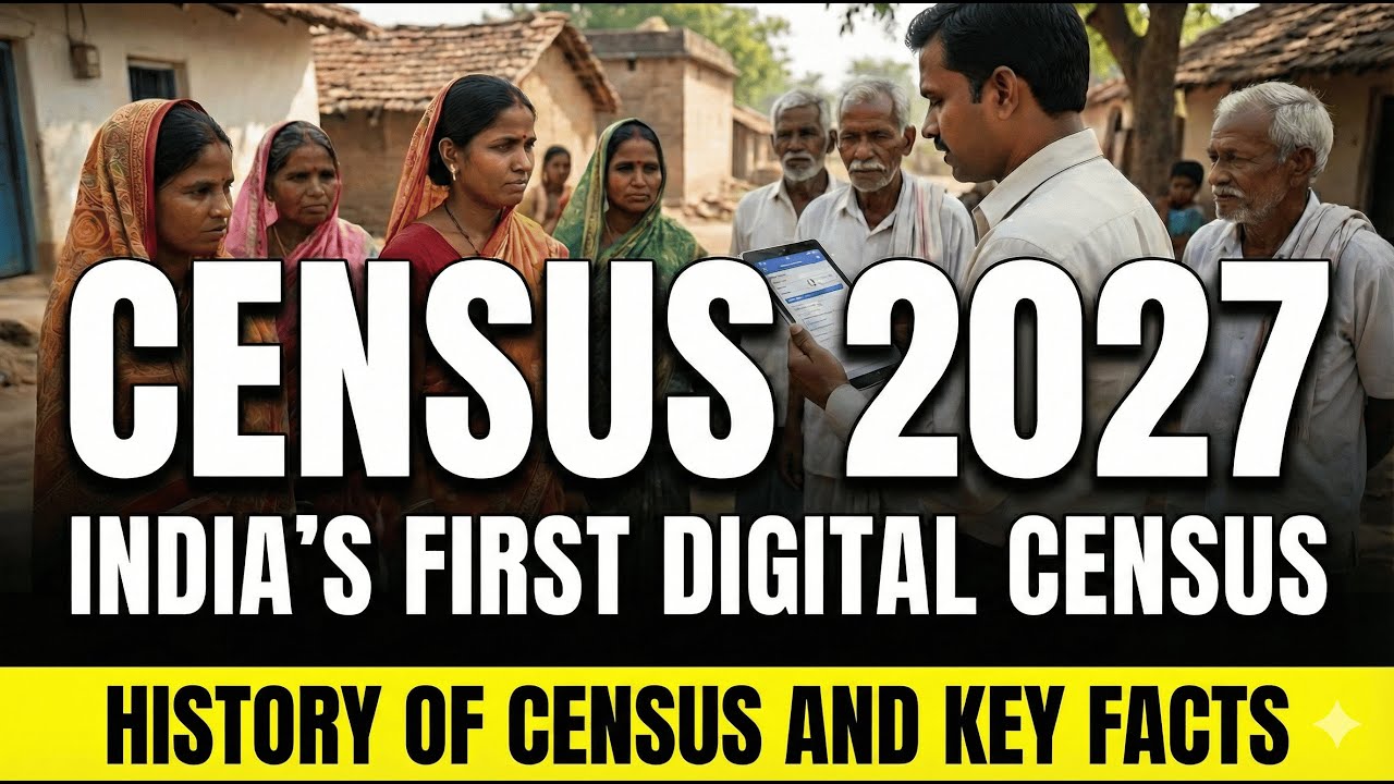 Census 2027: India's First Digital Census | History & Major Updates Explained