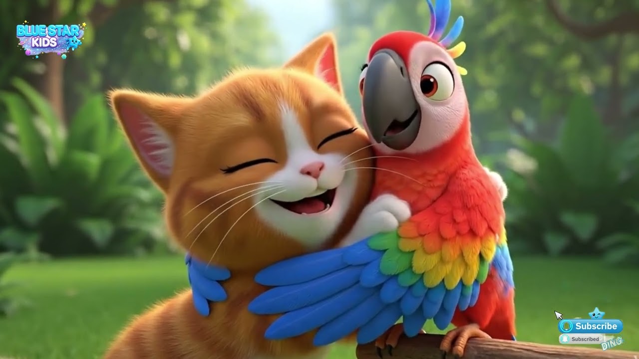 Mithu Mithu Main Tota Main Tota - 3D Animation for Children🕺🦜