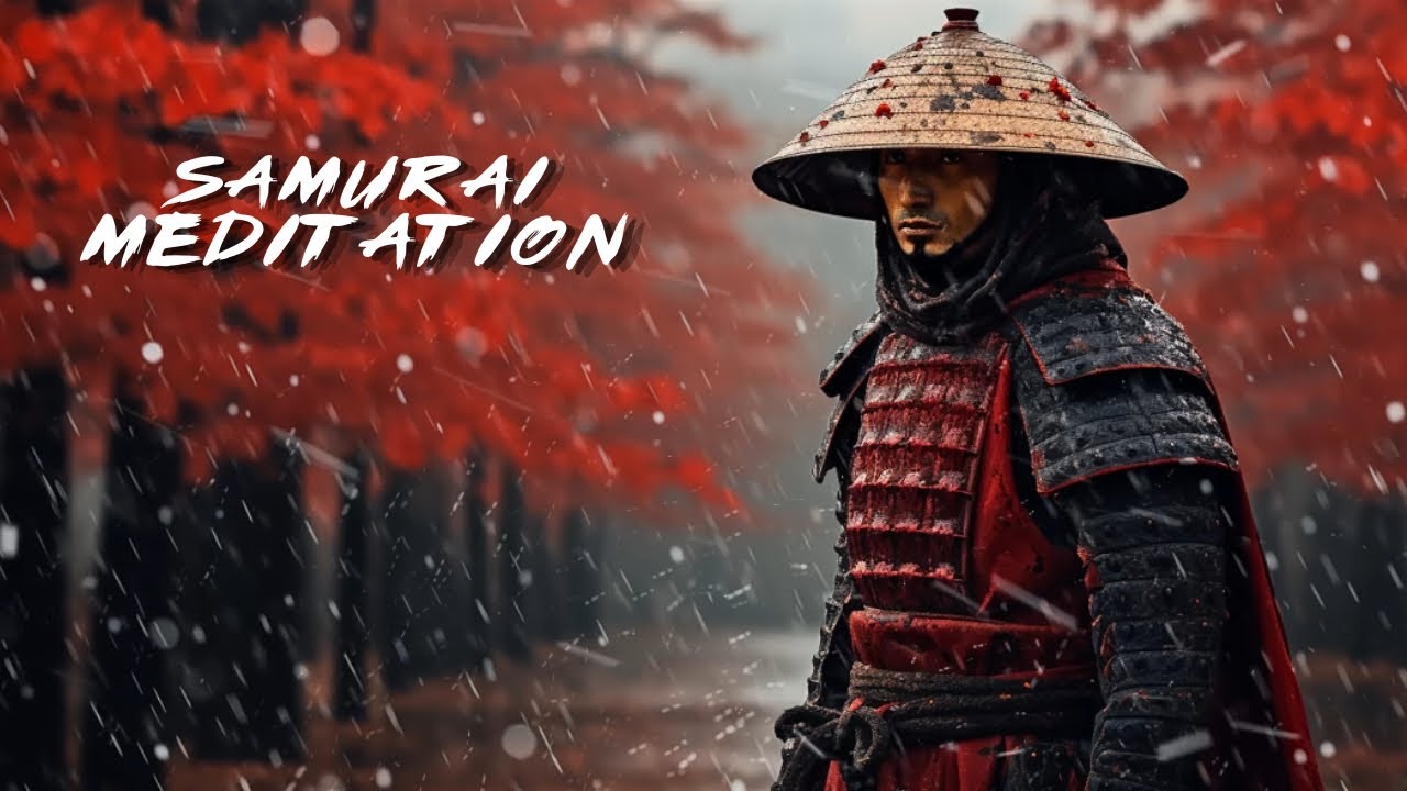 Samurai Meditation For 1 Hour - Relaxation and Psychological Relief - Sounds of working, yoga