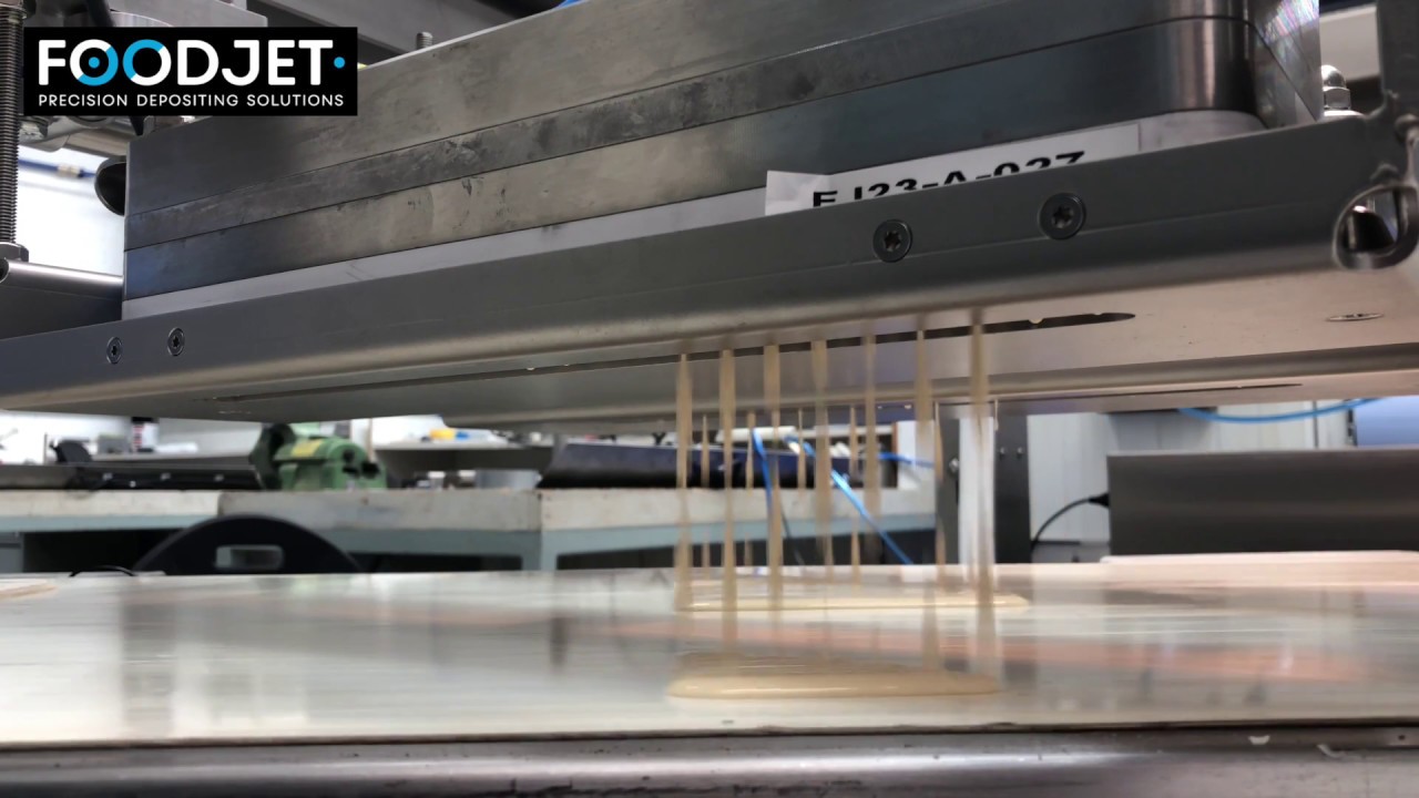 Accurate batter depositing with FoodJet depositor